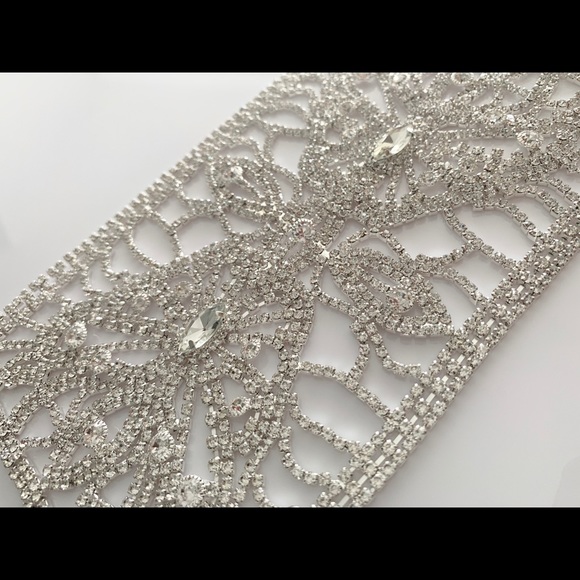 Luxury Rhinestone Mask Cover + black cotton mask - Picture 6 of 8